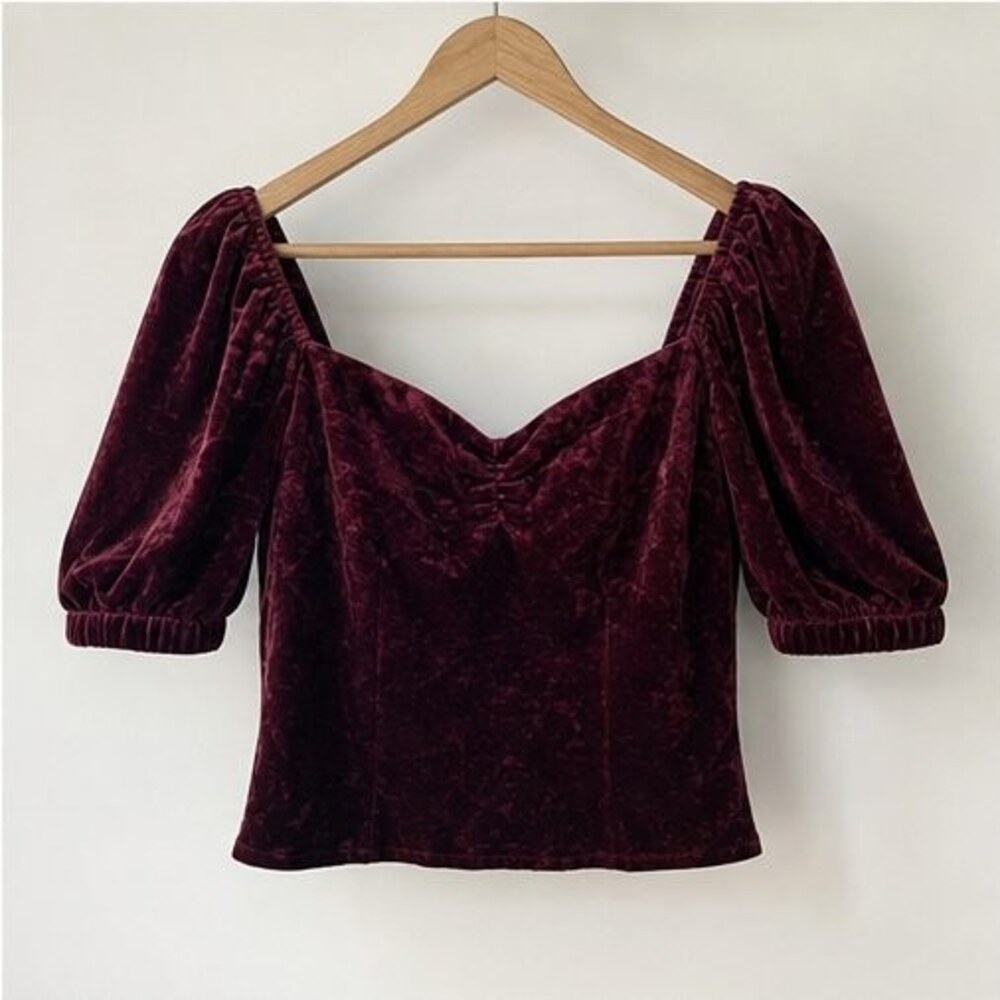 Black Smocked Top